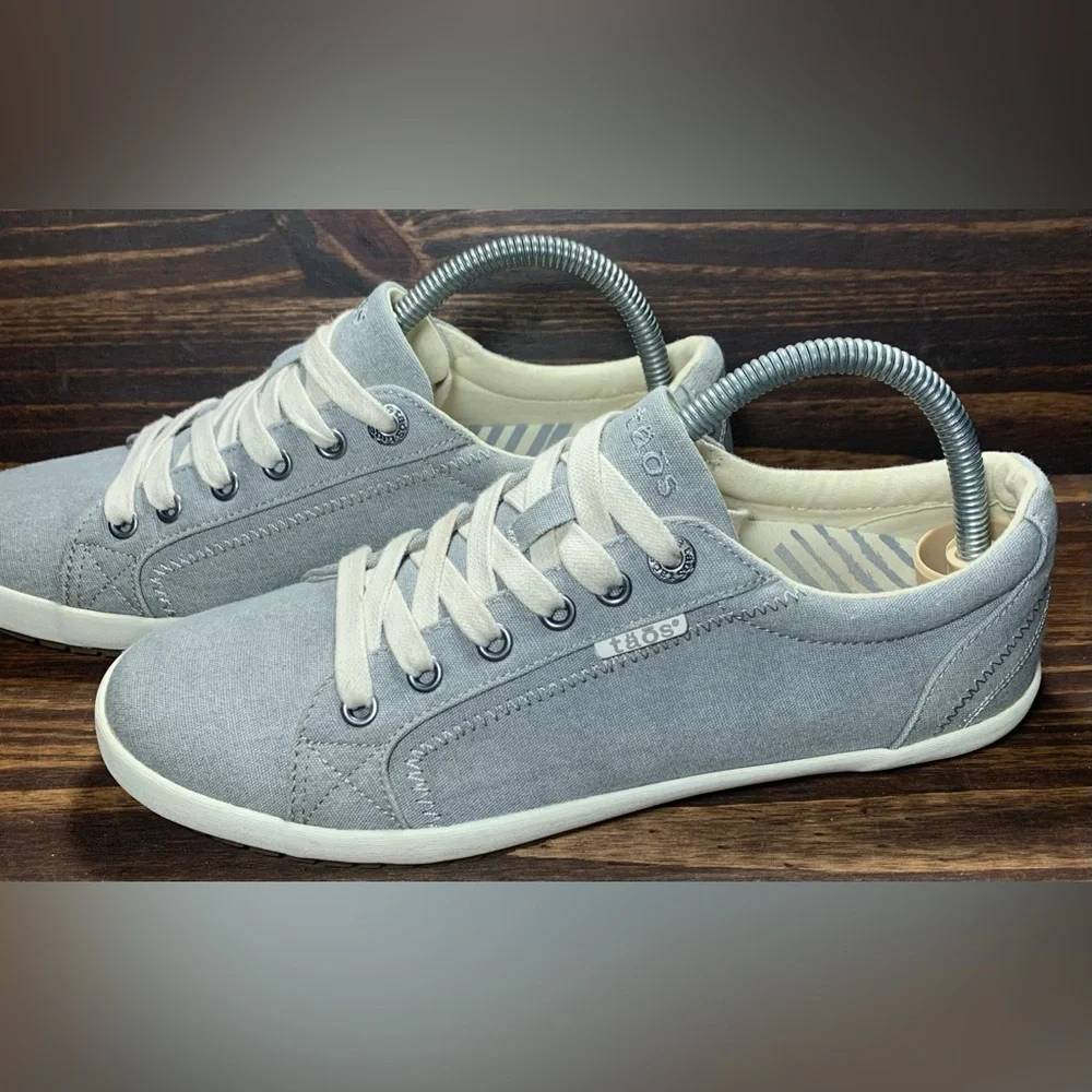 Taos Star Womens Size 9 Shoes Grey White Athletic Sneakers - Picture 2 of 7